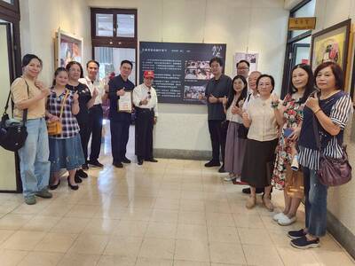 1140704化學反應-鶯歌工商廣設科蕭正一膠彩教學成果展圖片