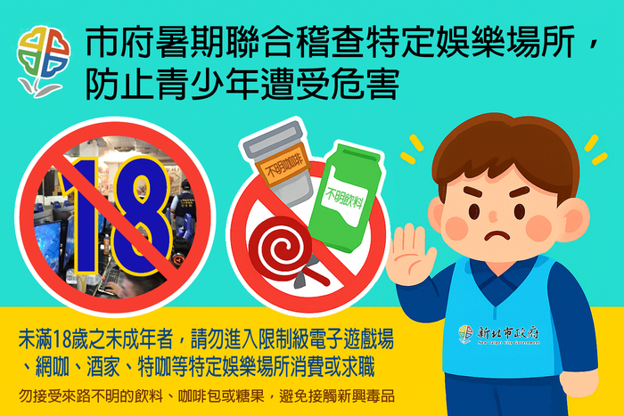 教育局函轉有關暑假期間為淨化妨害少年成長環境，防止新興毒 品氾濫，避免青少年遭受危害圖片